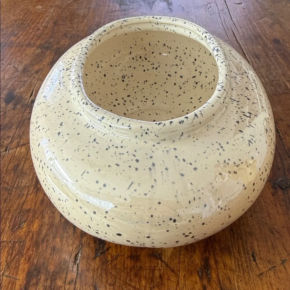 Vintage 1980’s Rosenthal Netter  Speckled Ceramic Planter